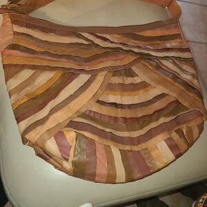 Multicolor Leather Women Bag